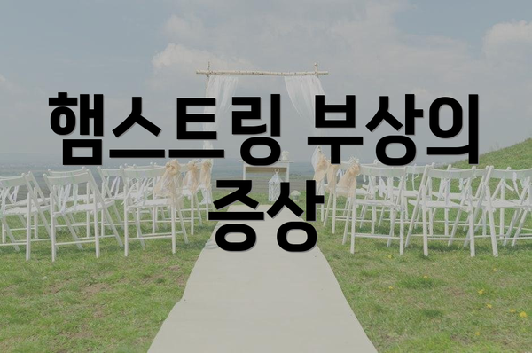 햄스트링 부상의 증상
