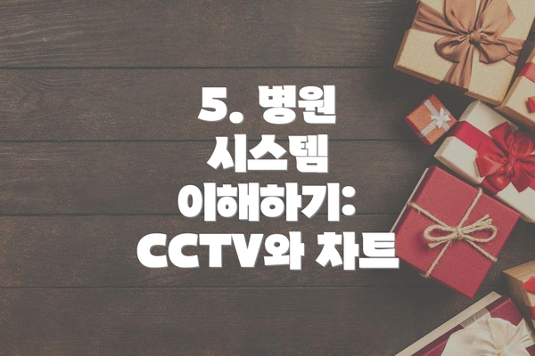 5. 병원 시스템 이해하기: CCTV와 차트