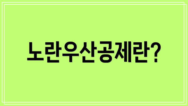 노란우산공제란?