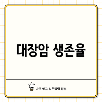 대장암 생존율