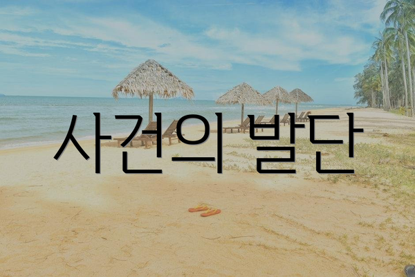 사건의 발단