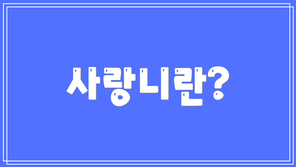 사랑니란?