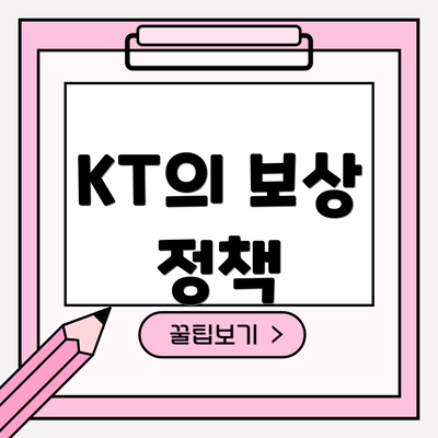 KT의 보상 정책